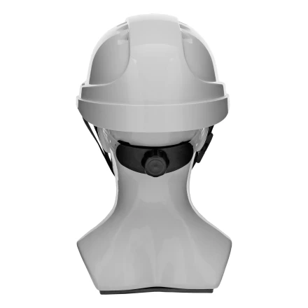 Каска защитная ударопр. Denzel «Форвард» (К-05),ABS/PC,комплект со встроен.очк.ОЧК-05 Форвард,белая 89205 купить в Губкинске