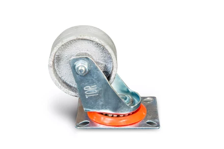 Колесо поворотное чугунное EM01 VKV 80 85 мм термостойкое 1024214 купить в Губкинске