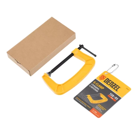 Струбцина G-образная Denzel, усиленная, 150 мм 20645 купить в Губкинске