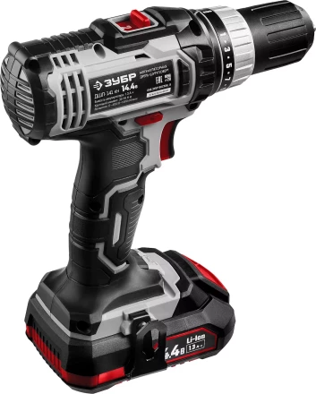 Дрель-шуруповерт 2 АКБ ДШЛ-141 КН серия СТАНДАРТ купить в Губкинске