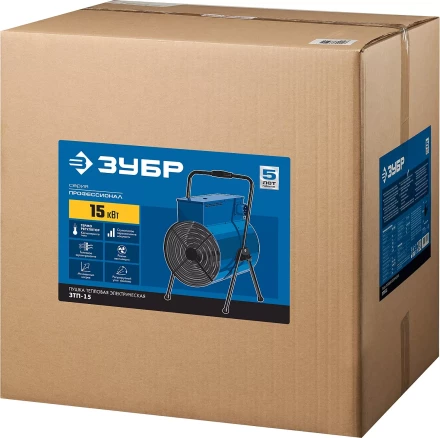 Пушка тепловая круглый корпус ЗТП-15 серия ПРОФЕССИОНАЛ купить в Губкинске