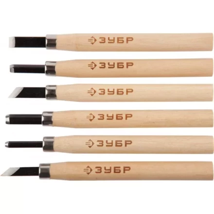 Резцы ЗУБР &quot;ЭКСПЕРТ&quot; фигурные профессиональные, 6шт 18375-H6 купить в Губкинске