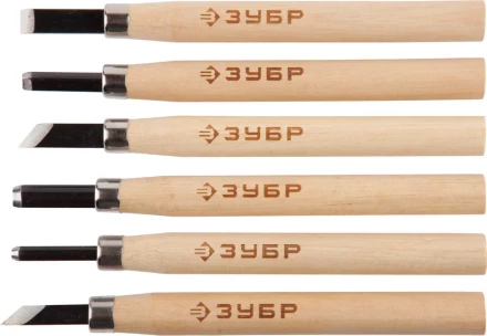 Резцы ЗУБР &quot;ЭКСПЕРТ&quot; фигурные профессиональные, 6шт 18375-H6 купить в Губкинске