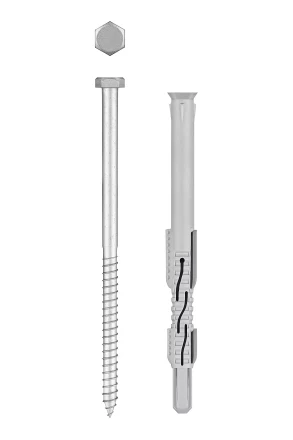 ЗУБР ФД-П 10 x 160 мм, фасадный дюбель, нейлон/цинк, 50 шт (301475-160) купить в Губкинске