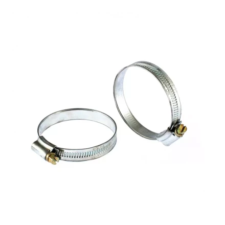 Хомуты металлические червячные 44-64 мм ширина 12 мм английский тип W1 2 шт Сибртех 47670 купить в Губкинске