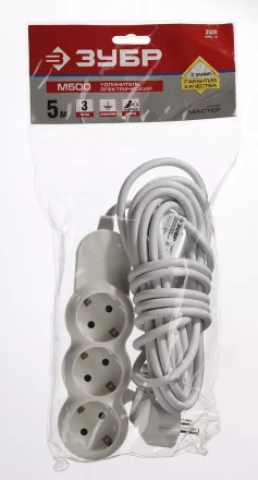 Удлинители электрические М500 3 гнезда серия МАСТЕР купить в Губкинске