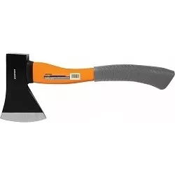 Топор с фибергласовой обрезиненной ручкой 0,8 кг Кратон 2 15 04 003 купить в Губкинске