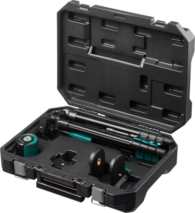 Нивелир лазерный линейный с держателем HC-1 и элевационным штативом ST-110 (35-110см), в кейcе, KRAFTOOL 34700-4 купить в Губкинске