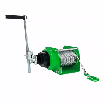 Лебедка ручная усиленная HITCH JHW 1т канат 40м (SZ086886) купить в Губкинске