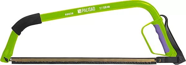 Пила лучковая, 530мм, двухкомпонентная рукоятка, защитная кулиса PALISAD 60420 купить в Губкинске