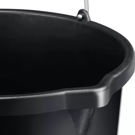 ЗУБР 16 л, ударопрочный пластик, с носиком, строительное ведро (06093-16) купить в Губкинске