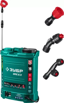 ЗУБР 16 л, аккумуляторный опрыскиватель (ОПС-16) купить в Губкинске