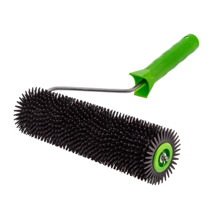 Валик игольчатый для наливных полов с ручкой, острая игла, 240 мм Сибртех 81110 купить в Губкинске