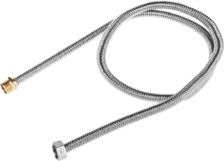 Подводка ЗУБР &quot;ЭКСПЕРТ&quot; сильфонная из нержавеющей стали, для воды, г/ш  (гайка-штуцер), 1/2&quot;, 1,2м 51011-G/S-120 купить в Губкинске