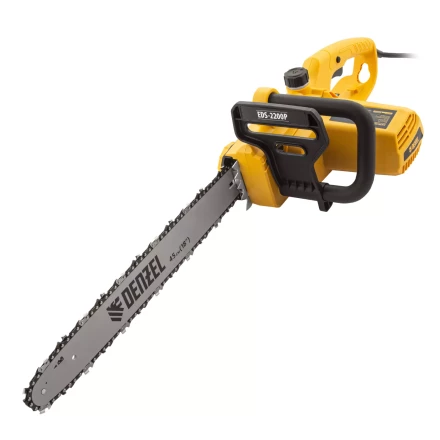 Пила цепная электрическая Denzel EDS-2200P, 2.2 кВт,поперечная, шина 45 см, шаг 3/8, паз 1.3 мм, 63 звена 95617 купить в Губкинске