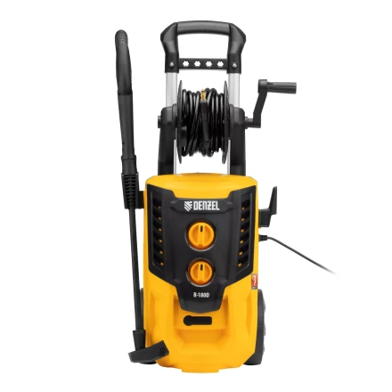 Моечная машина высокого давления Denzel R-180D, 2200 Вт, 180 бар, 380 л/ч, с барабаном купить в Губкинске