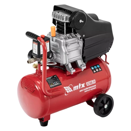 Компрессор воздушный MTX DC1500L/24, 1,5 кВт, 24 л, 210 л/мин 58017 купить в Губкинске