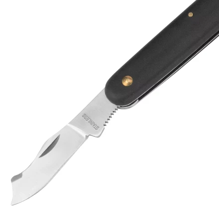 Нож садовый Palisad, 165 мм, складной, окулировочный, пластиковая рукоятка, 790547 купить в Губкинске