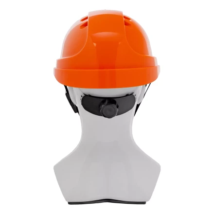 Каска защитная ударопрочная Denzel 89206, ABS/PC, плавная регулировка, модель «Форвард» (К-05),оранж. купить в Губкинске