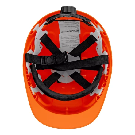 Каска защитная ударопрочная Denzel 89206, ABS/PC, плавная регулировка, модель «Форвард» (К-05),оранж. купить в Губкинске