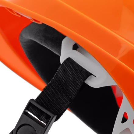 Каска защитная ударопрочная Denzel 89206, ABS/PC, плавная регулировка, модель «Форвард» (К-05),оранж. купить в Губкинске