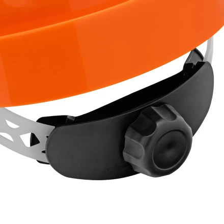 Каска защитная ударопрочная Denzel 89206, ABS/PC, плавная регулировка, модель «Форвард» (К-05),оранж. купить в Губкинске