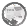 Шнур сетевой Denzel Energy Series, ПВС, 1,5 м, 3 x 1 мм, с неразборной вилкой, черный, 3 м, 37663 купить в Губкинске