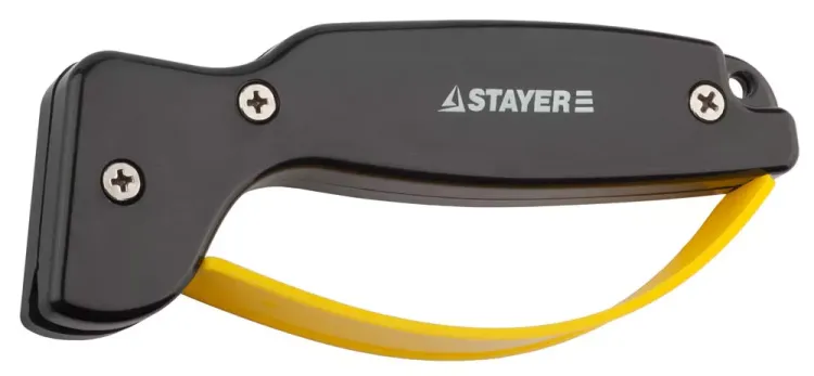 Точилка STAYER "MASTER" универсальная, для ножей, с защитой руки, рабочая часть из карбида 47513 купить в Губкинске
