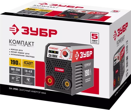 Сварочный инвертор ММА СА-190К серия МАСТЕР купить в Губкинске