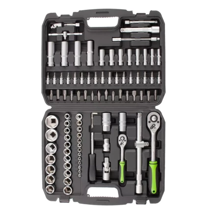 Набор инструмента 94 предмета, 1/2&quot;, 1/4&quot; Сибртех 13499 купить в Губкинске