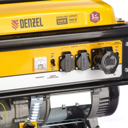 Генератор бензиновый DENZEL GE 8900 94639 купить в Губкинске