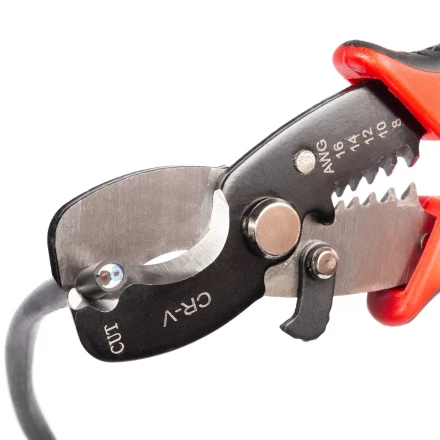 Ножницы для резки проводов КВТ MC-06 до 15 мм с функцией зачистки изоляции (85934) купить в Губкинске