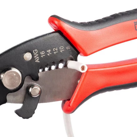 Ножницы для резки проводов КВТ MC-06 до 15 мм с функцией зачистки изоляции (85934) купить в Губкинске