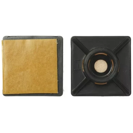 Площадка ЗУБР "МАСТЕР" под хомут нейлоновая, самоклеящаяся, 27 x 27 мм, 5 шт 4-309176-27-27 купить в Губкинске