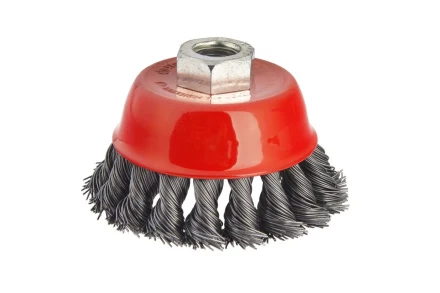 Кордщетка HAMMER чаша 85мм для УШМ витая сталь (207-106) купить в Губкинске