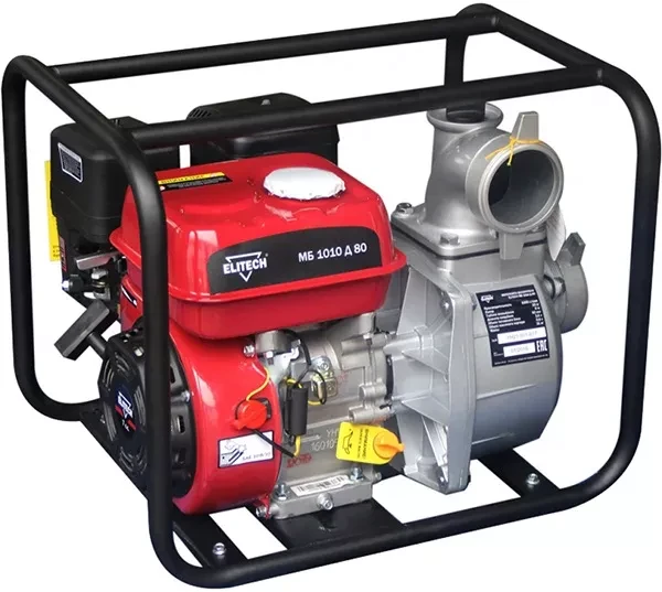 Мотопомпа ELITECH МБ 1010 Д 80 купить в Губкинске