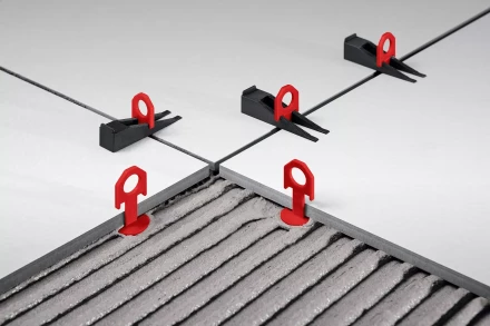 ЗУБР СВП, комплект: 1,0 мм, зажим + клин, 50 + 50 шт, система выравнивания плитки (33831-H50) купить в Губкинске