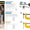 Струбцина STAYER, тип "F", DIN 5117, двухкомпонентная ручка, профилированная закаленная рейка, 120х1000мм 32095-120-1000 купить в Губкинске