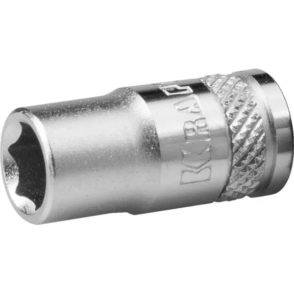 Торцовая головка KRAFTOOL "INDUSTRIE QUALITAT", Cr-V, FLANK, хромосатинированная, 1/4", 7 мм 27815-07_z01 купить в Губкинске