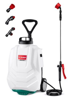 ЗУБР 16 л, колеса, аккумуляторный опрыскиватель (ОПС-16К) купить в Губкинске