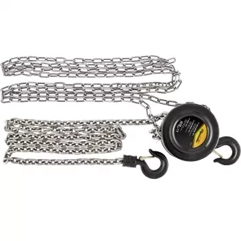 Таль цепная 500 кг h подъема 2,5 м расстояние между крюками 240 мм SPARTA 519105 купить в Губкинске