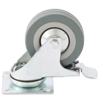 Колесо поворотное с тормозом d-75мм крепление  платформенное СИБРТЕХ 68720 купить в Губкинске