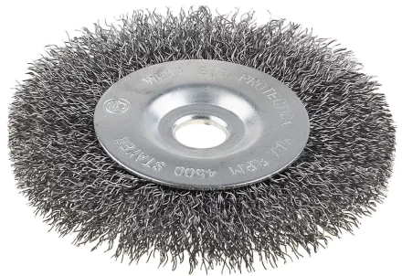 Щетка STAYER дисковая для точильно-шлифовального станка, витая сталь 0,3мм, 175/12,7/16мм 35185-175 купить в Губкинске