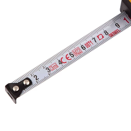 Рулетка Denzel 3м х 13мм, двухкомп. корпус, кнопка-пауза, 31540 купить в Губкинске