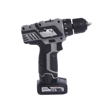 Аккумуляторная дрель-шуруповерт ИНТЕРСКОЛ ДА-18ЭР Li-ion (2 х 2Ач) купить в Губкинске