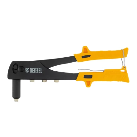 Заклепочник ручной Denzel, 255 мм, заклепки 2,4-3,2-4,0-4,8 мм, 40440 купить в Губкинске