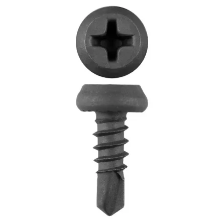 Саморезы ЗУБР со сверлом фосфатированные, для крепления лист. металла до 2мм, полуцилиндр. головка, 3.8x11мм, 75шт 4-300137-38-11 купить в Губкинске