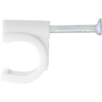 Скобы электроустановочные, 6 мм, прямоугольный профиль, 50 шт  СИБРТЕХ 47534 купить в Губкинске