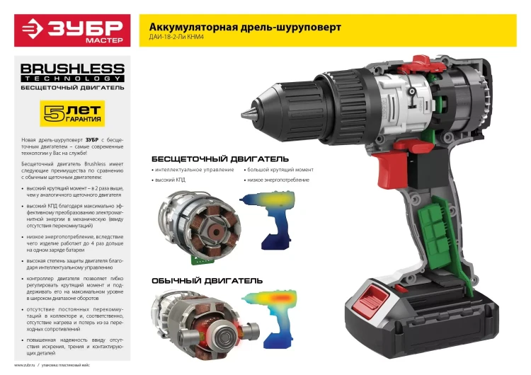 Дрель-шуруповерт BL-motor ДАИ-18-2-Ли КНМ4 серия МАСТЕР купить в Губкинске