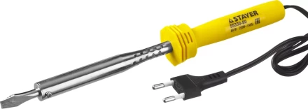 Паяльник STAYER &quot;STANDARD&quot; с пластмассовой рукояткой и долговечным жалом, 80 Вт, клин 55330-80 купить в Губкинске